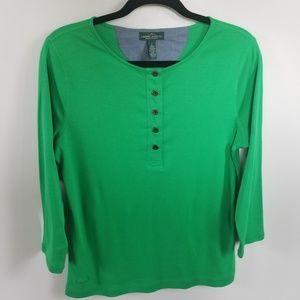 Lauren Jeans Co. Ralph Lauren, Large, Top